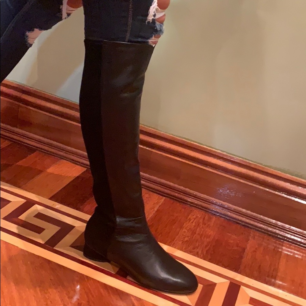 Stuart Weitzman Leather Knee High Boots